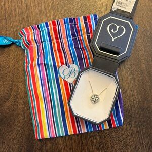 Brighton interlok mini necklace NWT